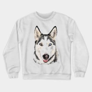 Husky Dog Pooch Pup Crewneck Sweatshirt